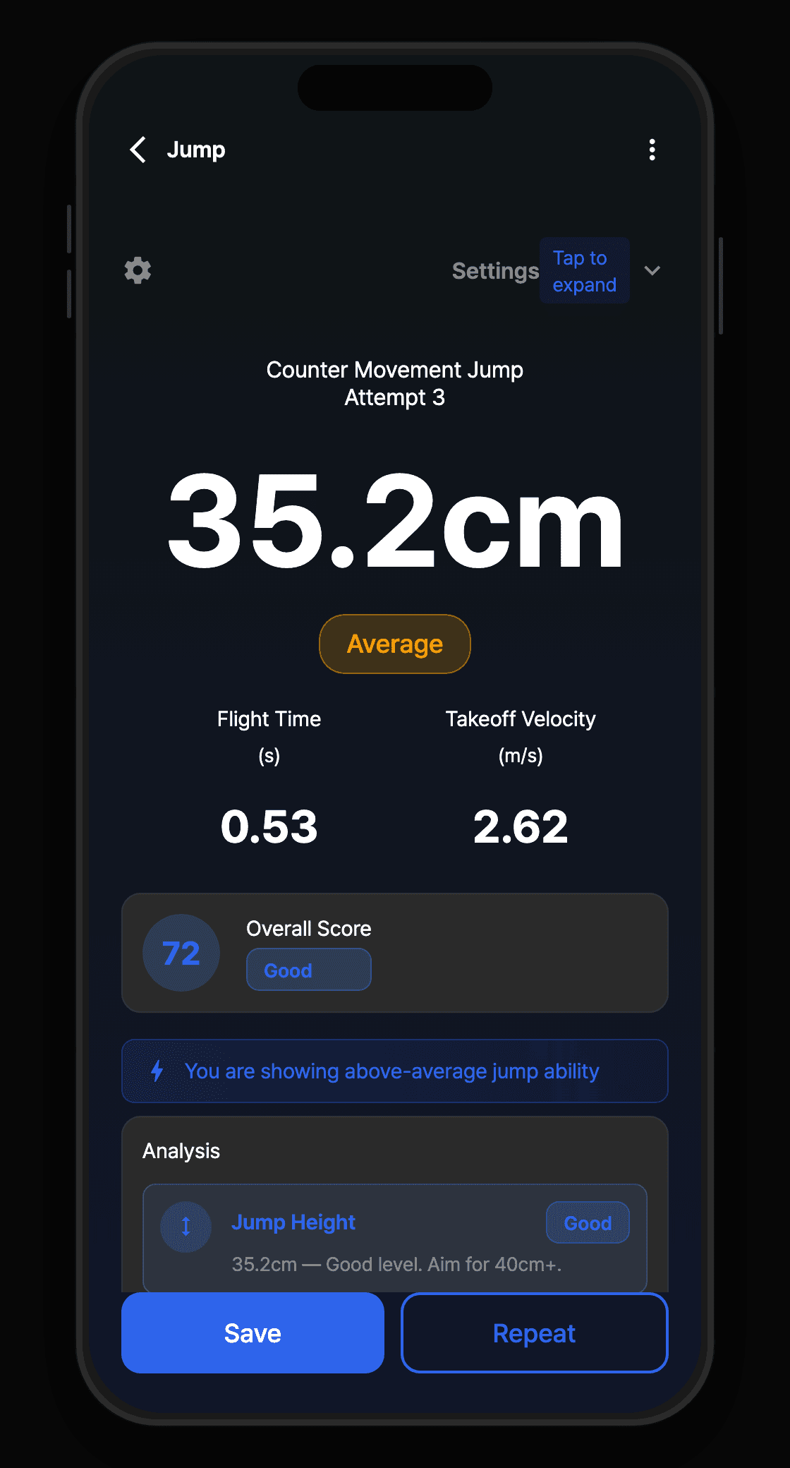 PoinT GO app screen